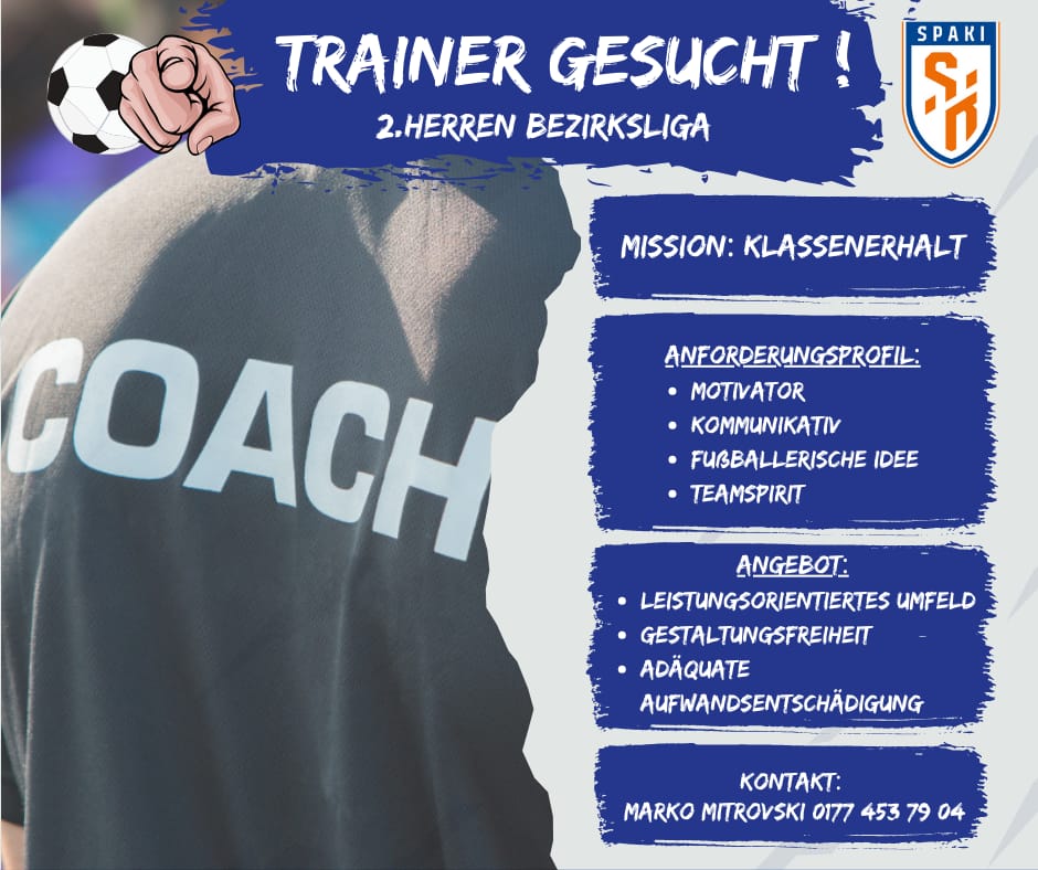 Trainer gesucht