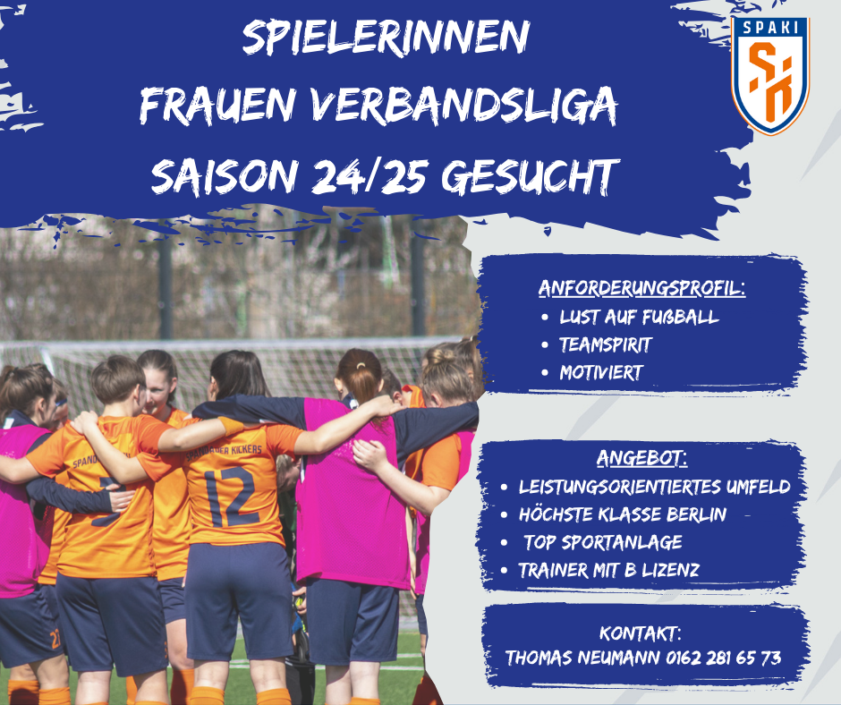 Wir suchen zur neuen Saison...