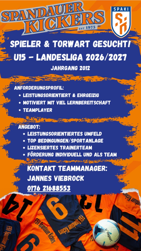 Wir suchen wieder zur neuen Saison...