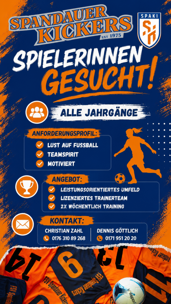 Wir suchen zur neuen Saison...