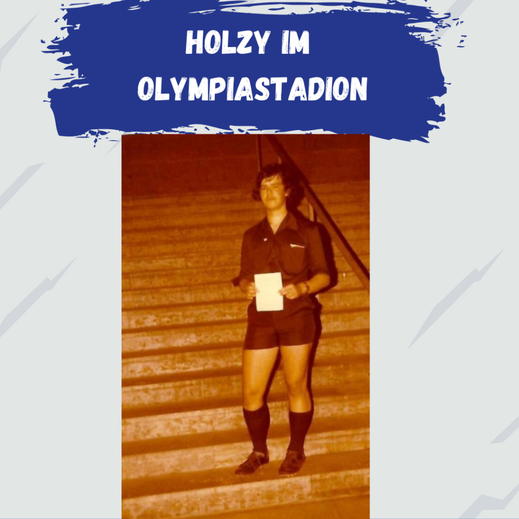 Holzy im Olympiastadion